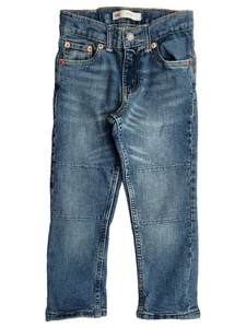 Levis Boys Blue Jeans 511 Slim Fit Denim With Reflective Details 8 Reg 24x22 - Picture 1 of 2