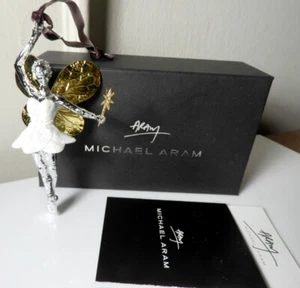 Michael Aram Botanical Leaf FAIRY/BALLERINA Christmas Ornament, NEW in BOX - Picture 1 of 2