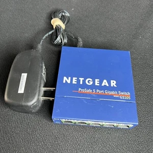 NetGear ProSafe GS105 v4 5-Port Gigabit Ethernet Switch - Picture 1 of 6