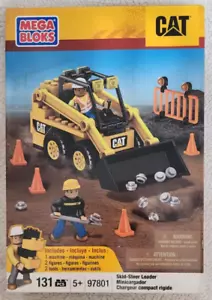Mega Bloks Cat Skid Steer Loader 131 Pcs #97801 - 2014 New - Picture 1 of 6