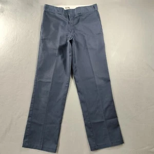 Pantalone uomo Dickies 874 Original Fit Flat Front blu kaki taglia effettiva 32x31 - Foto 1 di 5
