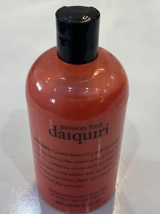 Philosophy Passion Fruit Daiquiri Shampoo, Shower Gel, and Bubble Bath 3in1 NEW - Picture 1 of 7