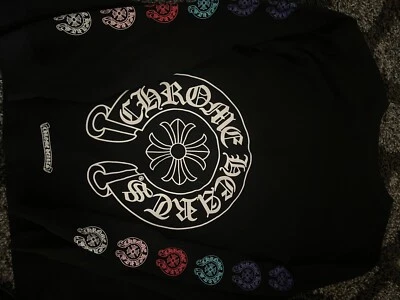 Хром сердце длинным рукавом черный многоцветный - Изображение 1 из 4