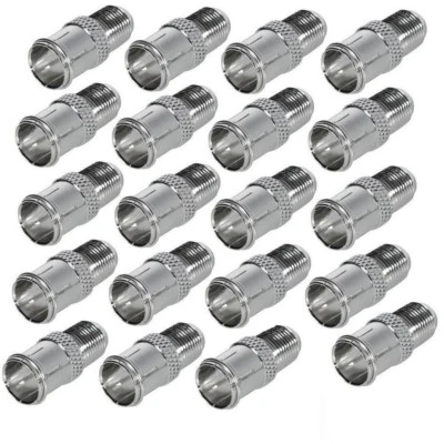 20x Schnellstecker Prüfstecker F Quick Stecker F Buchse Kabel Sat Test Adapter - Bild 1 von 2