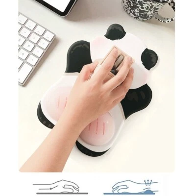 TAPPETINO MOUSE ERGONOMICO TAPPETO CON SUPPORTO POGGIA POLSO POGGIAPOLSO PAD - Immagine 1 di 4