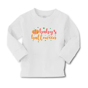 Kids Long Sleeve T Shirt Halloween 1St Baby's Halloween Girls & Boys Clothes - Picture 1 of 12
