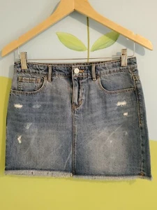 Gap Kids 1969 Blue Denim Mini Skirt, Size 16 regular  - Picture 1 of 9