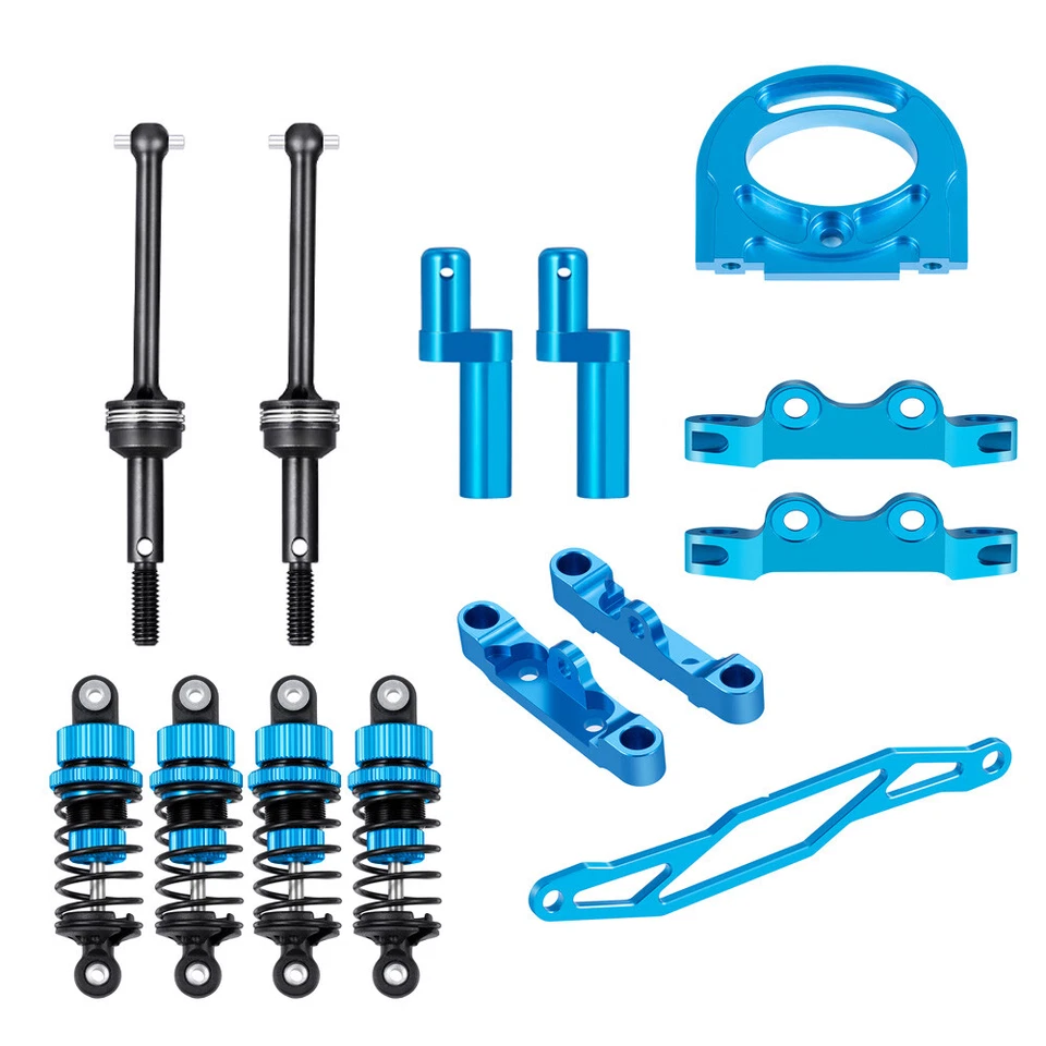 Aluminium-Stoßdämpfer CVD Motorhalterung Upgrade für 1/10 Tamiya TT02 RC Car - Bild 1 von 1