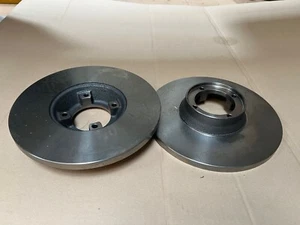 PAR de discos de freno para Vauxhall Victor FE 1800 VX1800 VX2300 Single Carb 4 tacos - Imagen 1 de 3