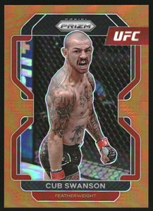 2022 Panini Prizm UFC Prizms Orange #141 Cub Swanson /99