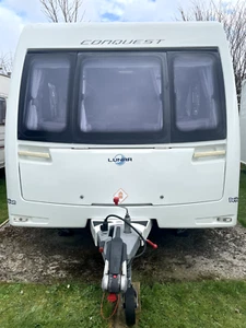 LUNAR CONQUEST 462 2 BERTH CARAVAN 2017 COMPLETE WITH LOADS OF EXTRAS, FOR SALE - Picture 1 of 16