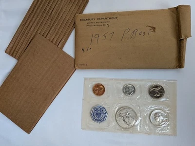 1957 US Mint Silver Proof Set Bullion (D99) - Image 1 of 3