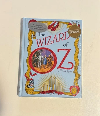 The Wizard of Oz by L. Frank Baum New Sealed Leather Bound Collectible Hardcover - Image 1 of 4