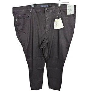 Calvin Klein Trendy Plus Size Skinny Jeans Jet Black Women's Size 20W - Picture 1 of 3