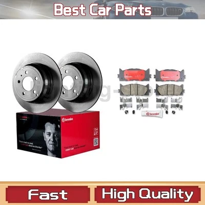 Juego de 3 rotores de freno delanteros y pastillas de freno para Toyota Avalon 3,5 L Foto 1 de 4