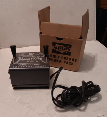 Transformador de juguete modelo Atlas Motoring 6029 Power Pack modelo vintage con caja Foto 1 de 4