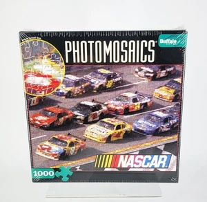 Buffalo Games Nascar Photomosaics 1000 Piece Puzzle Factory Sealed - Picture 1 of 3