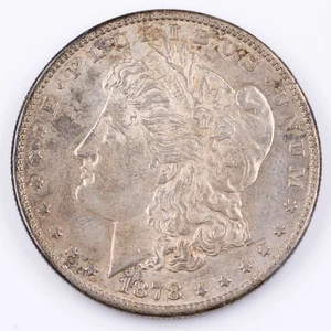 1878-S Morgan Silver Dollar AU $1 - Picture 1 of 2