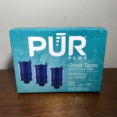 PUR PLUS (RF-9999) 3-Stage Faucet Filter Replacement Cartridge/ Blue (Pack of 3) - Image 1 of 4