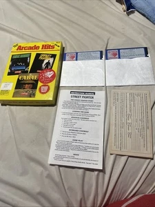 Arcade Hits Capcom EE. UU. PC IBM/Tandy Side Arms Street Fighter Cabal Floppy 5,25" - Imagen 1 de 19