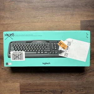 Logitech MK335 Combo Full-Size Wireless Keyboard & Mouse working and tested  - Picture 1 of 7