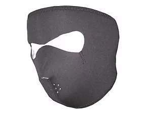 Neoprene Black Full small Face Mask cold weather riding accessory wind water - Bild 1 von 4