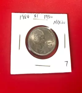 1984 $1 PESO MEXICO COIN - NICE WORLD COIN !!! - Picture 1 of 2