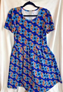 LuLaRoe Women's Dress Fit and Flair Nicole Style Size L - Picture 1 of 6