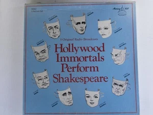 HOLLYWOOD IMMORTALS PERFORM SHAKESPEARE - 5 LP BOX SET - Picture 1 of 2