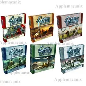A Game of Thrones LCG 1. Edition Set 6 Deluxe Erweiterungen Queen Dragons & 5 mehr - Bild 1 von 1