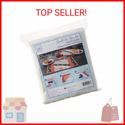 June Tailor Quilt As You Go Placemats Pattern Jakarta, 8 1/2 x 14 inches, Natura - Image 1 of 2