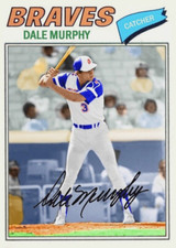 DALE MURPHY 77 CUSTOM ART CARD ## BUY 5 GET 1 FREE ## or 30% OFF 12 OR MORE