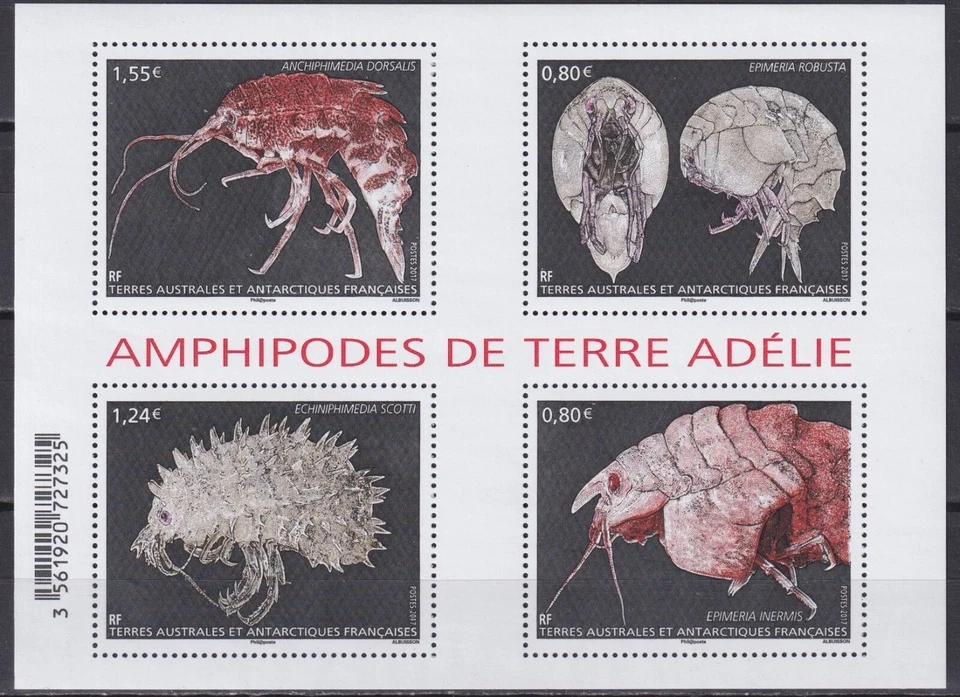 TAAF, French Antarctic Territory 2017 Fauna, Marine Life, Amphipods MNH** - Image 1 of 1