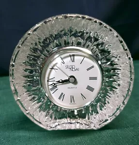 Vintage Heavy Crystal Clock Studio Nova Made in Germany - Picture 1 of 10