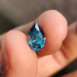 Gorgeous Blue 5 Ct Natural Diamond VVS1 D Grade Gemstone free gift