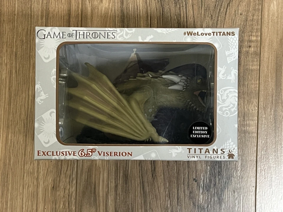 2019 Game of Thrones Exp Glow Dark Wight Viserion Dragon Titans Figure