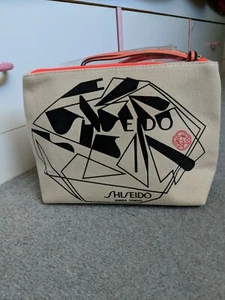 NIP - Shiseido Makeup Beauty Cosmetic Pouch Zipper Bag - Street Art Style  - Picture 1 of 4