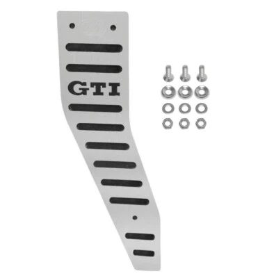 VW GOLF MK7 GTI FUßRASTEN R32 TURBO MIT OEM SCHWARZ GUMMI UNTERSTÜTZUNG-GTI FR28 - Bild 1 von 3