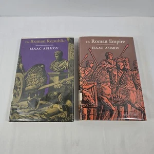 The Roman Republic 1966 + The Roman Empire 1967 Set By Isaac Asimov Hardcover - Bild 1 von 14
