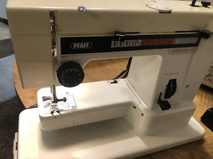 Pfaff Hobbymatic 807 with Case, Original Foot Pedal, Powers On, Parts or Repair - Picture 1 of 8