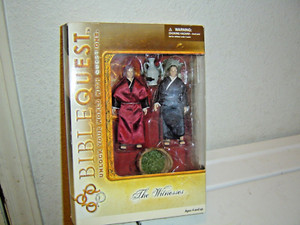 BibleQuest "The Witnesses" Action Figures Set 2007 Bible Quest NEW NIB Sealed