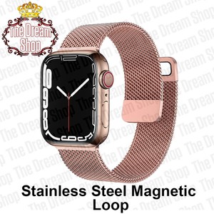 Hyperion - Correa Milanesa Loop Magnética de Acero Inoxidable - Apple Watch  Series 6 - 40mm y 44mm Pulsera | SMANIQUE