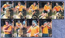 1995 FUTERA World Cup Rugby Cards:  1991 WORLD CUP XI x 9