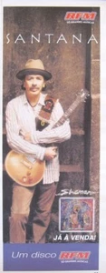Santana Shaman release ad cut from a 1995 magazine - Bild 1 von 1