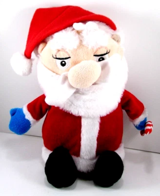 Papá Noel animado canta "Respeto" movimiento baile mueve cejas 2014 Gemmy Holiday Foto 1 de 4