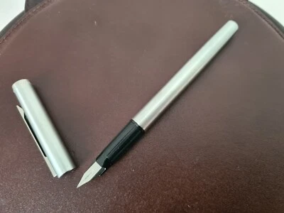 Rambold Füllhalter Edelstahl Patronenfüller "M" 80er Jahre Sammler - Bild 1 von 4