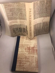 Printing Poetry: A Workbook In Typographic Reification / Burke Scarab Press 1980 - Picture 1 of 7