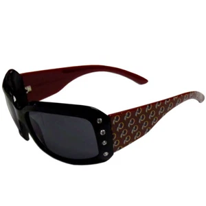 Washington Redskins Sunglasses (Designer w/Rhinestones) Licensed NFL Football - Picture 1 of 3