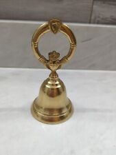 Irish Claddagh Bell Made of Solid Brass 4.5in High, 2.5in Base
