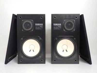 YAMAHA NS-10M PRO Speaker System Terminal Bookshelf Speakers NS10M Black Used - Image 1 of 4